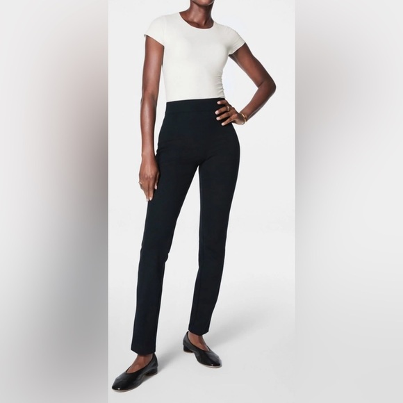 SPANX Pants - Spanx Black Perfect Fit Ponte Straight Pants - Size XS